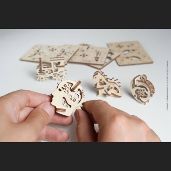 U-Fidgety Trybiki. Zestaw 4 szt - UGEARS